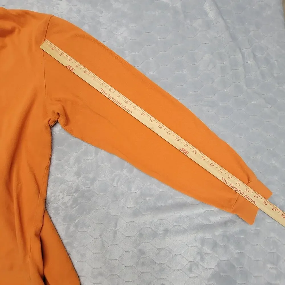 Polo Ralph Lauren Shirt Mens XLT Orange Long Sleeve Pique Cotton Tall Pony